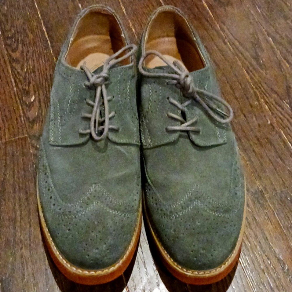 St. John's Bay Gray Men's Shoes 10.5 Genuine Leather Upper Part